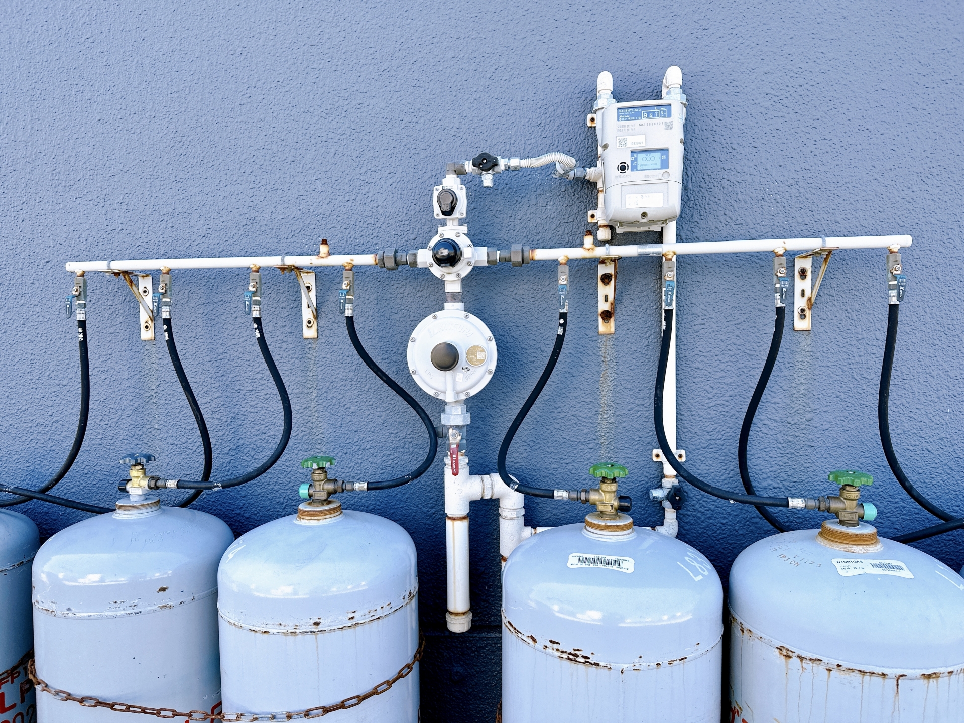 プロパンガスの供給方式